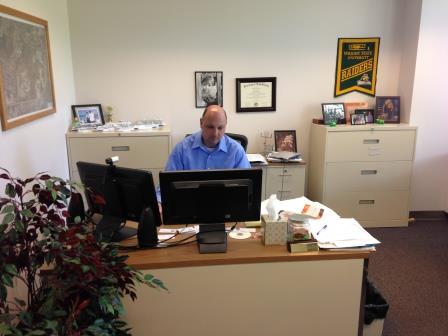 Craig in his new CIO office